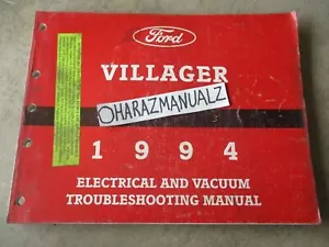 1994 Ford Villager Electrical & Vacuum Troubleshooting Manual OEM - Picture 1 of 1