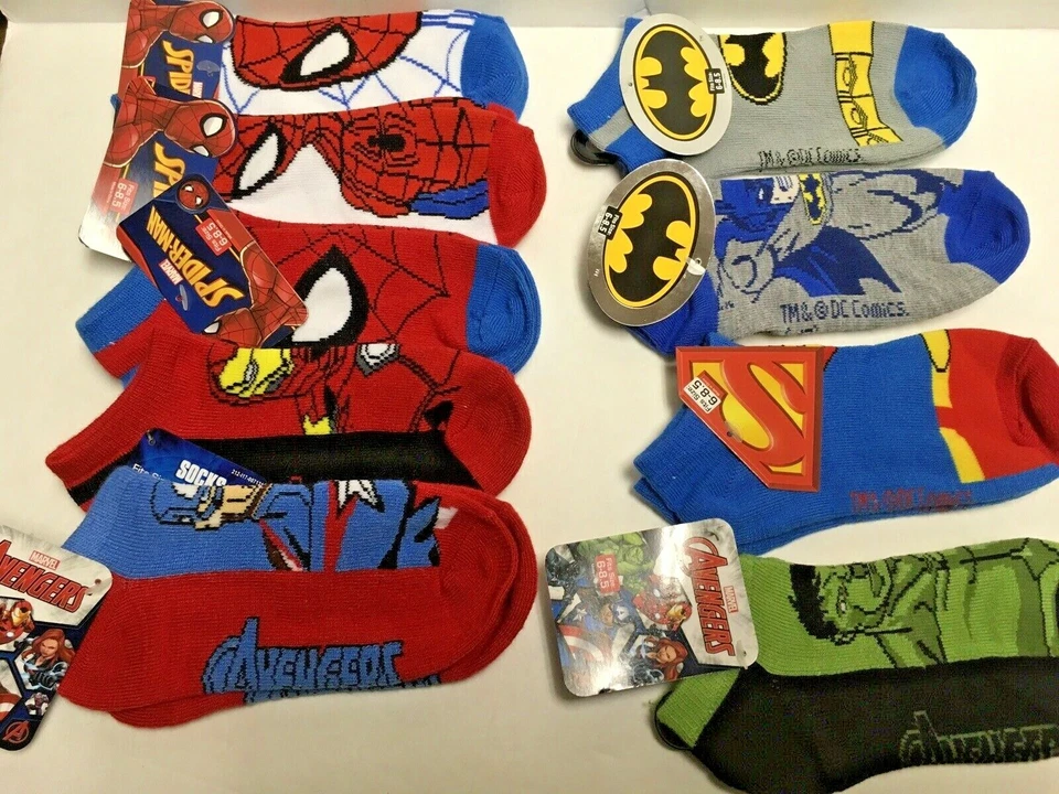 Calcetines tobilleros Marvel Avengers niños 4-6,5-8,5 años, elige tu personaje te lo enviamos gratis Foto 1 de 4