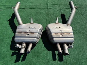 ROLLS-ROYCE WRAITH LH & RH EXHAUST MUFFLER Silver OEM 7591640 7591641 - Picture 1 of 5