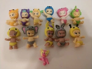 Twozies Animal Theme Baby Babies Mix Lot Of 12 Babies Moose Toys  - Picture 1 of 2