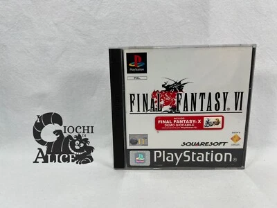 Ps1 Videogioco - Final Fantasy VI - Pal Ita Con Demo FF X - Immagine 1 di 4
