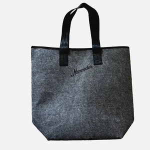 Genuine Mercedes Benz TOTE Bag Business Grey Felt - Bild 1 von 4