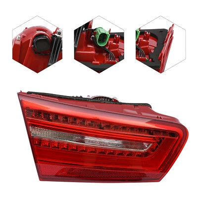 Left Inner LED Tail Light For 2010 2011-2016 AUDI A6 C7 Driver Side Trunk Lamp Foto 1 de 4