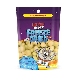 UpTop Treats, Freeze Dried Sour Lemon Bursts, 1.5oz - FREE SHIPPING - Picture 1 of 1
