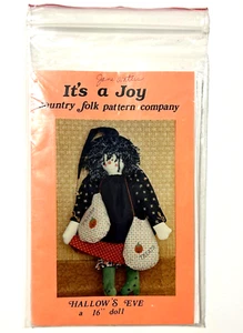 It's A Joy Muster Hallow's Eve 16" Puppe Halloween Dekoration - Bild 1 von 5