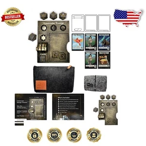 Premium MTG Commander Essentials: Command Zone Tray, LifeTrax Counter & Tokens - Picture 1 of 11