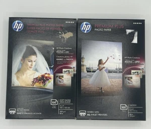 Papier fotograficzny HP Premium Plus 4 x 6 błyszczących arkuszy (197) natychmiast suchy i miękki połysk - Zdjęcie 1 z 2