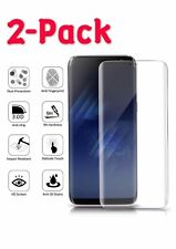 2-Pack HD Clear Tempered Glass Protector F Samsung Galaxy S8 S9 Plus Note 8 S7