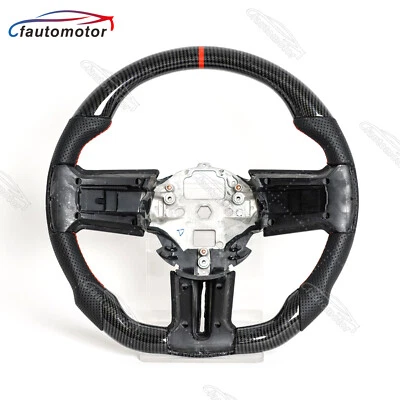 Volante HYDRO DIP para Ford Mustang GT 2010-2014 línea roja Foto 1 de 4