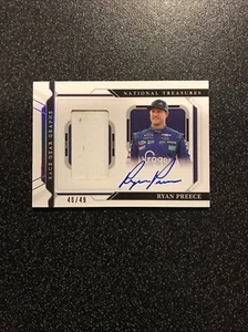 Ryan Preece 2022 National Treasures Racing Race Gear Graphs Material Auto 40/49 - Picture 1 of 3