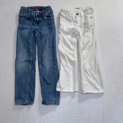Lote de 2 Pantalones Niñas Talla 5 Gymboree Jeans OshKosh Pana Foto 1 de 4