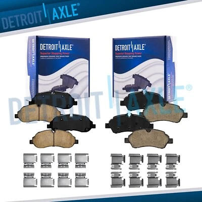 4pc Front Rear Ceramic Brake Pads for Ford Transit-150 Transit-250 Transit-350 - Image 1 of 4