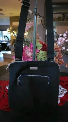 Baggelini Black Nylon Medium Crossbody Multi Pockets  - Image 1 of 4