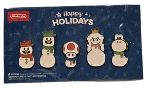 Nintendo Mario and Friends Schneemänner Holiday Pin Set - Bild 1 von 3