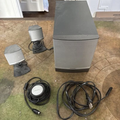 BOSE Companion 3 System w/ Subwoofer 2 Speakers Controller Power Cable - Image 1 of 4