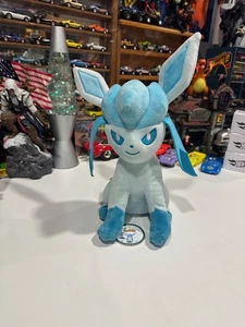 San-ei Boeki Pokémon Glaceon Plush All Star Collection New With Tags - Picture 1 of 8