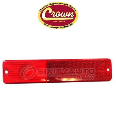 Crown Automotive Rear Right Side Marker Light Lens for 1976-1981 Jeep J20 - ur Foto 1 de 4