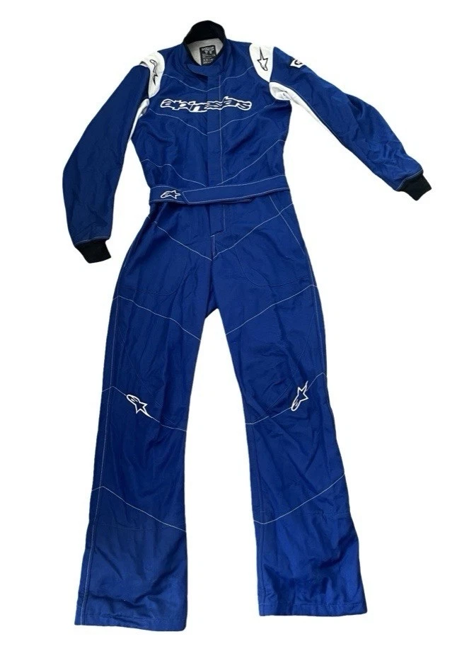 Alpinestars GP Start Suit Blue Size 40 US / 50 EU — FIA RS.236.13 2013 — SFI Tag - Image 1 of 4