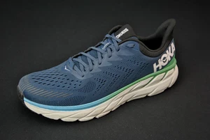 Hoka One Clifton 7 Men 15 Running Blue White 12925SS6 - Picture 1 of 7