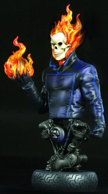 Marvel Ghost Rider Johnny Blaze Mini-Bust Randy Bowen 189/800 MIB - Image 1 of 2