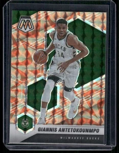 2020-21 Panini Mosaic Giannis Antetokounmpo #80 Reactive Orange - Picture 1 of 2