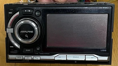 Alpine iXA-W404J Car Audio Digital Media Receiver USB AUX Operation confirmed - Image 1 of 4