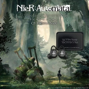 NieR: Automata x Onkyo Wireless Bluetooth Ear Buds Headphones CP-TWS01A Edition - Picture 1 of 7