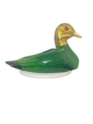 Escultura de papel maché de pato firmada por Sergio Bustamente de colección arte popular Foto 1 de 4