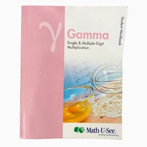 Y Gamma Single & Multiple-Digit Multiplication Student Workbook Read Description - Picture 1 of 10