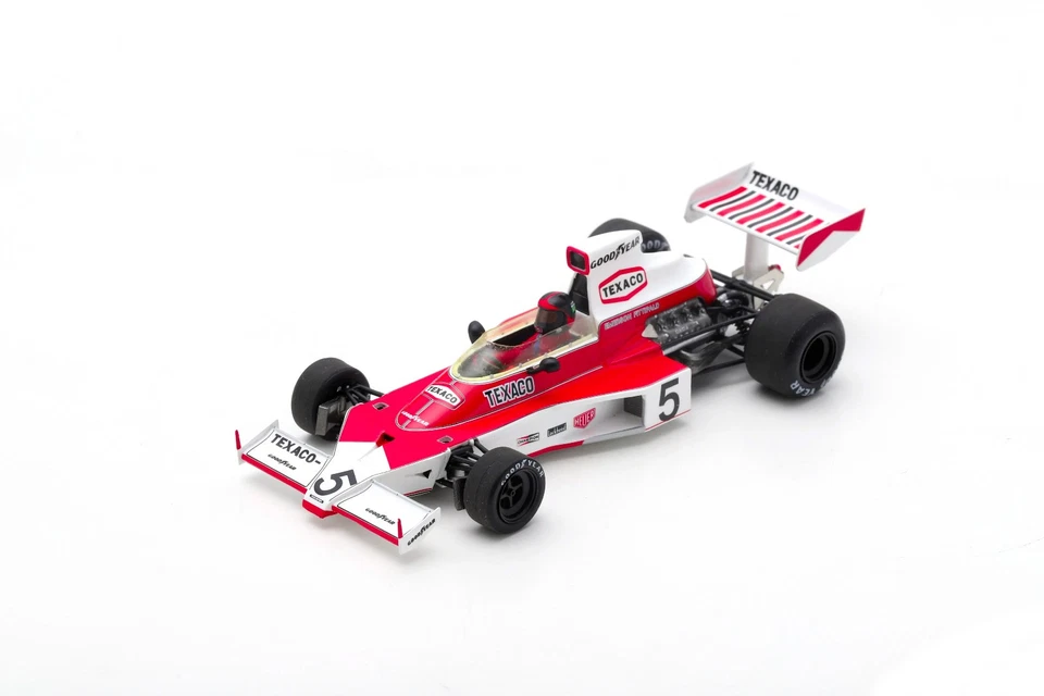 F1 1:43 Spark S7147 McLaren M23 N°5 E.Fittipaldi Monaco GP 1974, New, Tobacco - Immagine 1 di 4