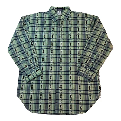 Рубашка мужская Blair на пуговицах с ацтекским принтом карман с длинным рукавом мужская размер M - Изображение 1 из 4