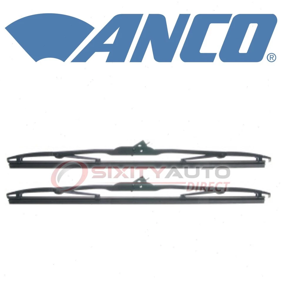 2 pc ANCO Front Wiper Blade for 1959-1964 Cadillac Series 75 Fleetwood - pw Foto 1 de 4