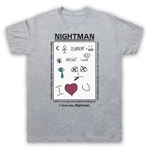 IT'S ALWAYS SUNNY IN PHILADELPHIA NIGHTMAN NOTE LYRICS MENS & WOMENS T-SHIRT - Picture 1 of 23