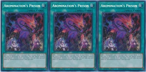 Prisión de Abominación - Juego de 3 cartas - RA02-EN64 - Secreto raro - Yugioh - Imagen 1 de 2