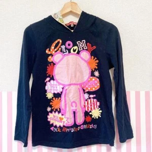 Gloomy Hoodie Hood Tops Cut Sew Black Pink M Character Taito Bear Bloody Japan - Picture 1 of 24