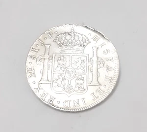 1805 Mexico 8 Reales Mo TH Carolus IIII Spanish Silver Coin - Picture 1 of 6