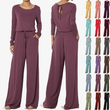 pink jersey jumpsuit