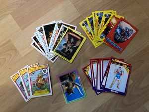 Konvolut Sammelkarten Gremlins 2 Robocop 2 1990 Street Fighter Alf 27 Karten - Bild 1 von 5