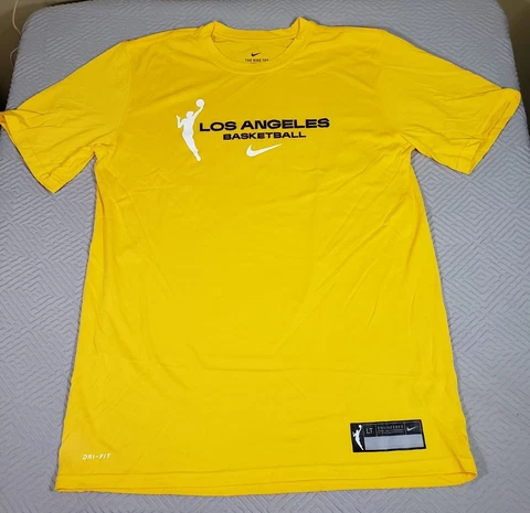 Nike WNBA Los Angeles Sprarks Basketball T-Shirt Men's Dri-Fit Large Tall LT Cover