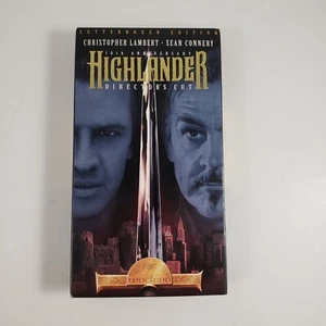 Highlander Director's Cut VHS VCR Video Tape Movie Connery Lambert Used - Picture 1 of 2