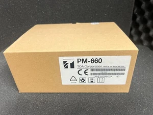 TOA PM660U Desktop Paging Microphone Push-to-Talk Switch {H2} - Picture 1 of 4