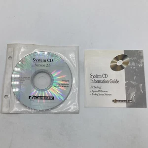 1997 Gateway2000 New PC System CD-ROM Version 2.6 7502156 + Information Guide - Picture 1 of 8