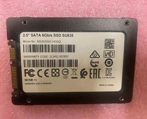 ADATA SU635 240GB ASU635SS-240GQ 3D-NAND SATA 2.5” Internal SSD Storage Drive - Picture 1 of 2