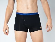 Boxer Briefs Modal Cotton Black/Blue Frank and Beans Underwear 03 S M L XL XXL