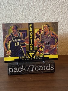 2022-23 Panini Flux Fluxuations Silver Prizm DeMar DeRozan #18 TS1
