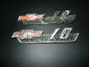 Pair 1960-62 Chevy Truck Parts C 10 Emblems Badges Trim Original OEM 3796926 - Picture 1 of 8