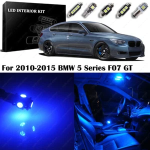 Blue 20 LED Interior Bulb Light Kit for BMW 5 Series F07 GT 2010-2015 - Picture 1 of 5
