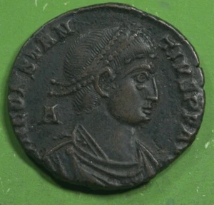 Römisches Kaiserreich ae21 Bronze Follis Constantius II GEFALLENER REITER - Bild 1 von 3