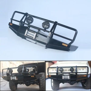 Metal Front Bumper for 1/10 RC Crawler RUN80 Chassis LC80 Body SCX10 TRX4 - Picture 1 of 21