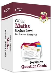 New CGP Grade 9-1 GCSE Maths Edexcel Revision Question Cards - Higher - Picture 1 of 3